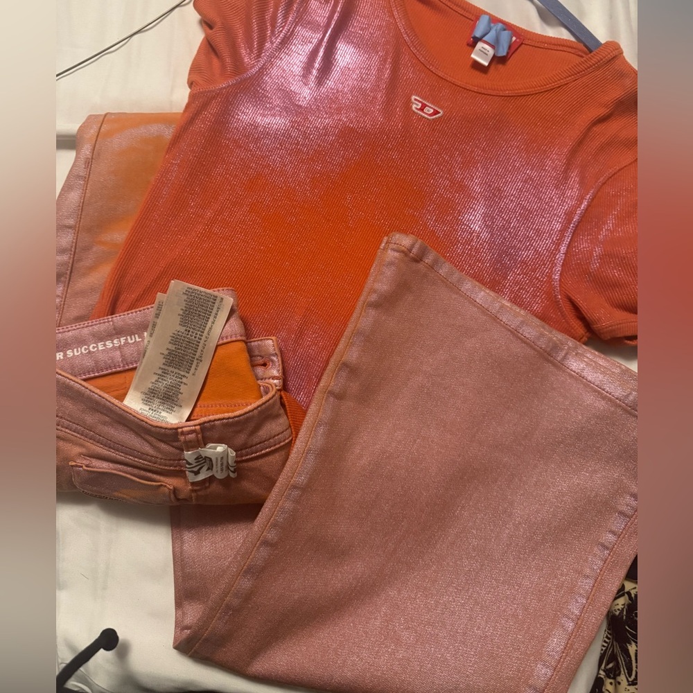 Diesel Top and Pants. Small Top. Size 30 pants.